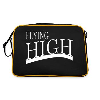 aircraft navigation present idea free-flying - Retro Bag - black/gold - Back