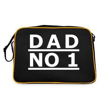 DAD NO 1 - Retro Bag - black/gold - Back