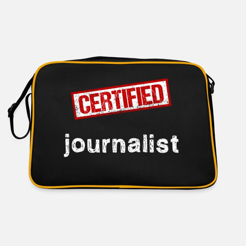 Journalist - Retro Bag - black/gold