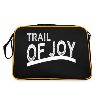 Bliss Quotes Blissful Joy Mountain Biking - Retro Bag - black/gold - Back