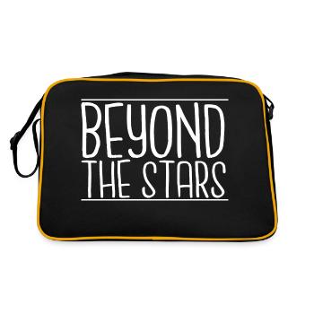 cosmic discoveries space community astronomy - Retro Bag - black/gold - Back