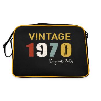 Original parts 1970 - 54 Years Anniversary Gift - Retro Bag - black/gold - Back