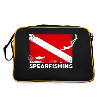 Chasse sous-marine Plongée sous-marine - Sac Retro - noir/or - Dos
