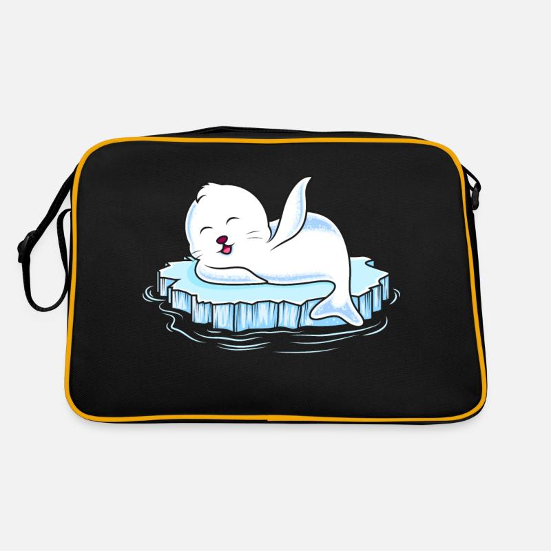 Seal ice floe Retro Bag