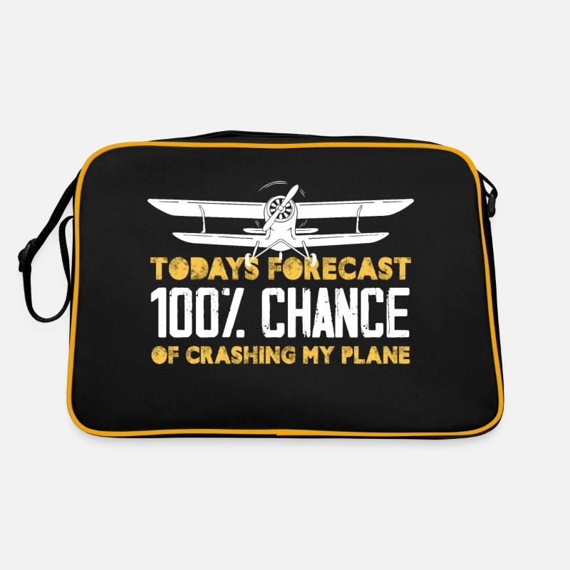 prévisions d’aujourd’hui 100 chances de crash Design Sac Retro