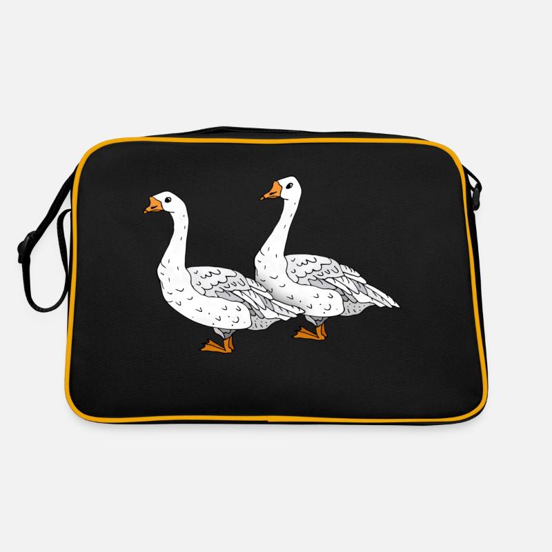 Geese - Retro Bag - black/gold