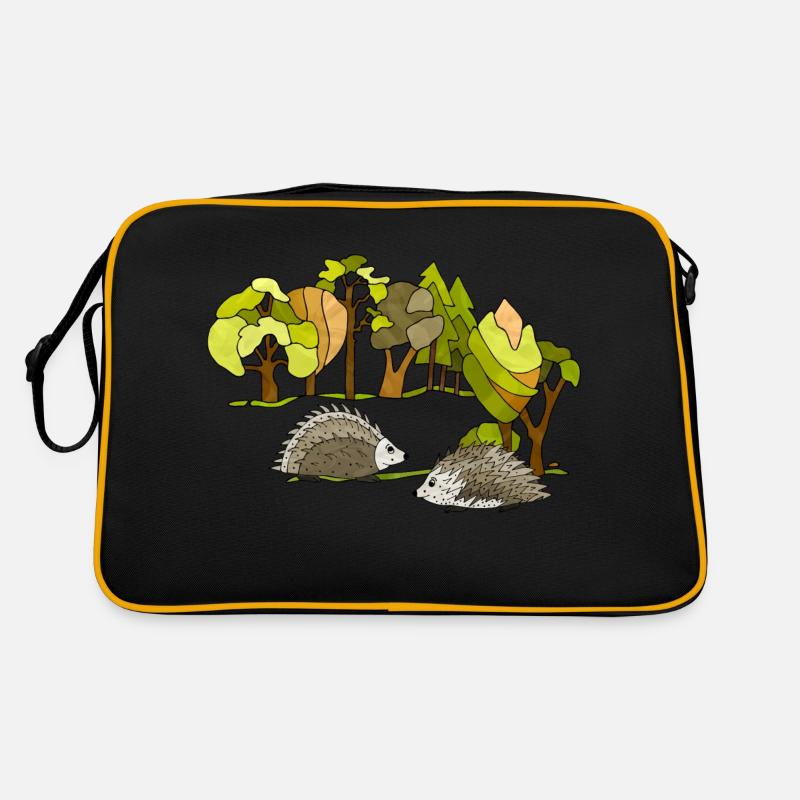 Hedgehogs Retro Bag