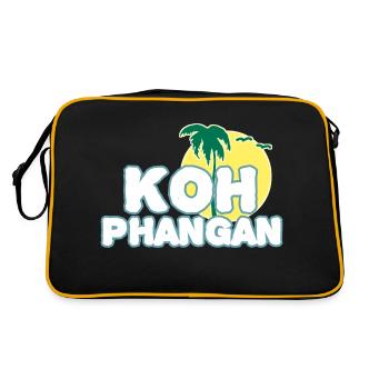 Île de la lune de Koh Phangan - Sac Retro - noir/or - Dos