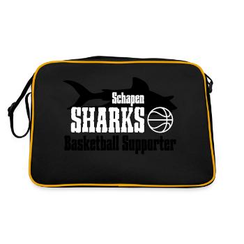 Sharks Supporter - Retro Bag - black/gold - Back