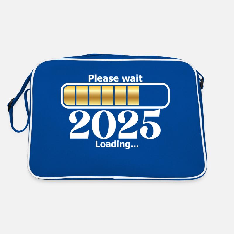 2025 Loading – Silvester Outfit Damen Herren Retro Tasche