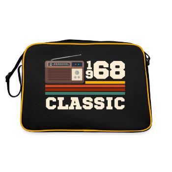 Anniversaire 1968 retro classic - Sac Retro - noir/or - Dos