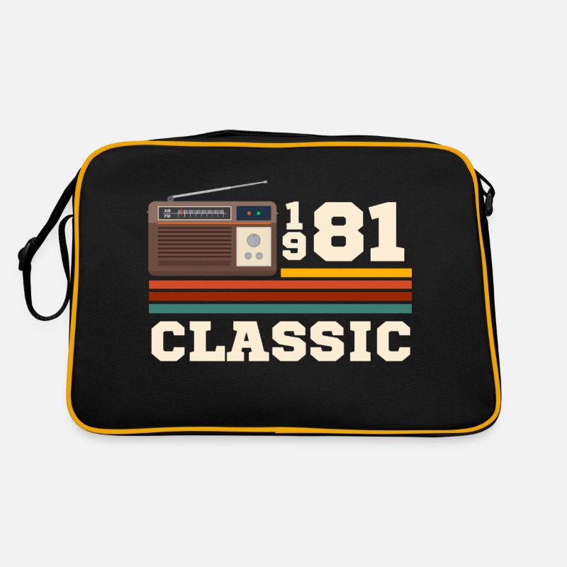 Anniversaire 1981 retro classic Sac Retro