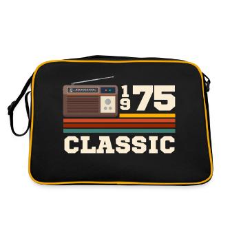 Anniversaire 1975 retro classic - Sac Retro - noir/or - Dos