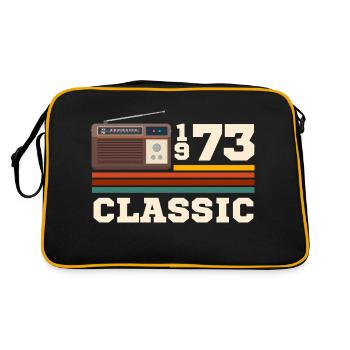 Anniversaire 1973 retro classic - Sac Retro - noir/or - Dos
