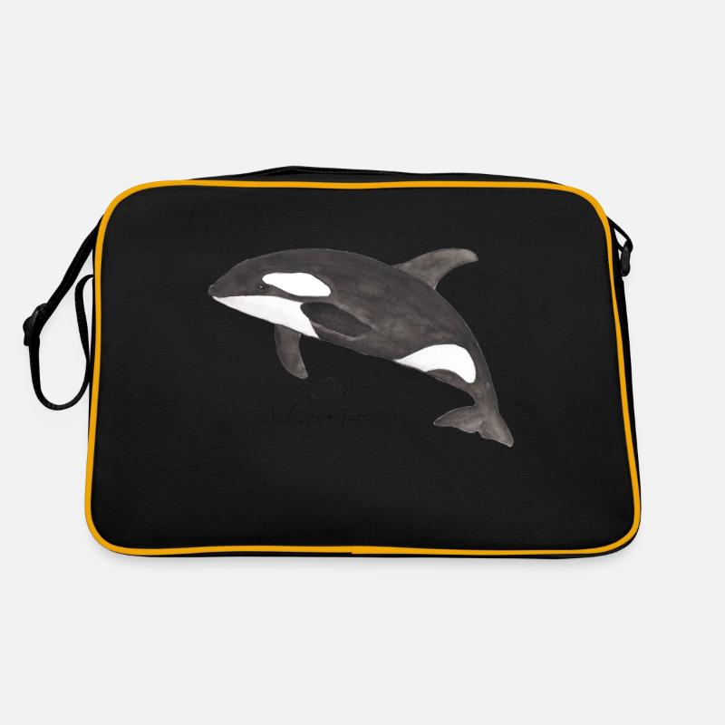 Épaulard comme aquarelle Sac Retro