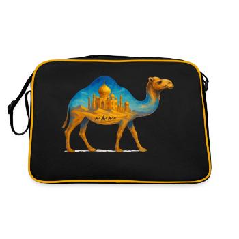 Camel Desert Palace - Retro Bag - black/gold - Back
