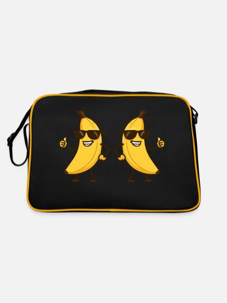 Babane Bande Dessinée Cool 2 - Sac Retro - noir/or - Dos
