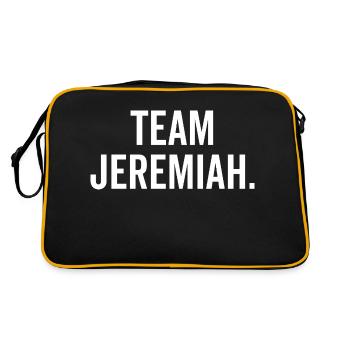 Team Jeremiah - Retro Bag - black/gold - Back