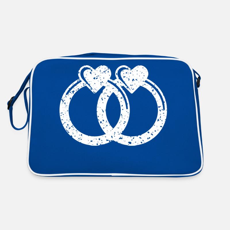 Ehering Heirat Retro Tasche