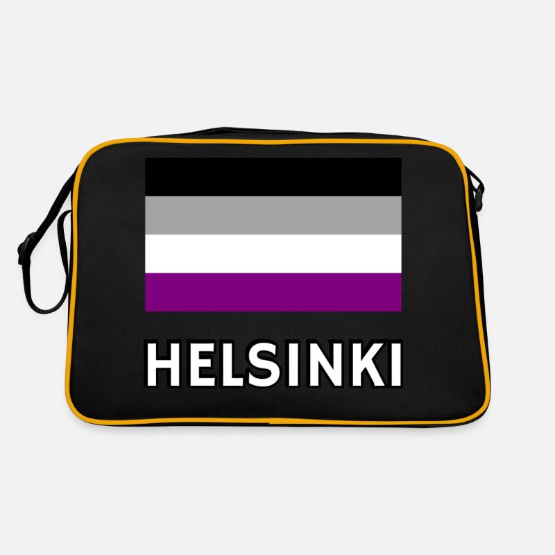 Asexualité Pride Drapeau Helsinki Sac Retro