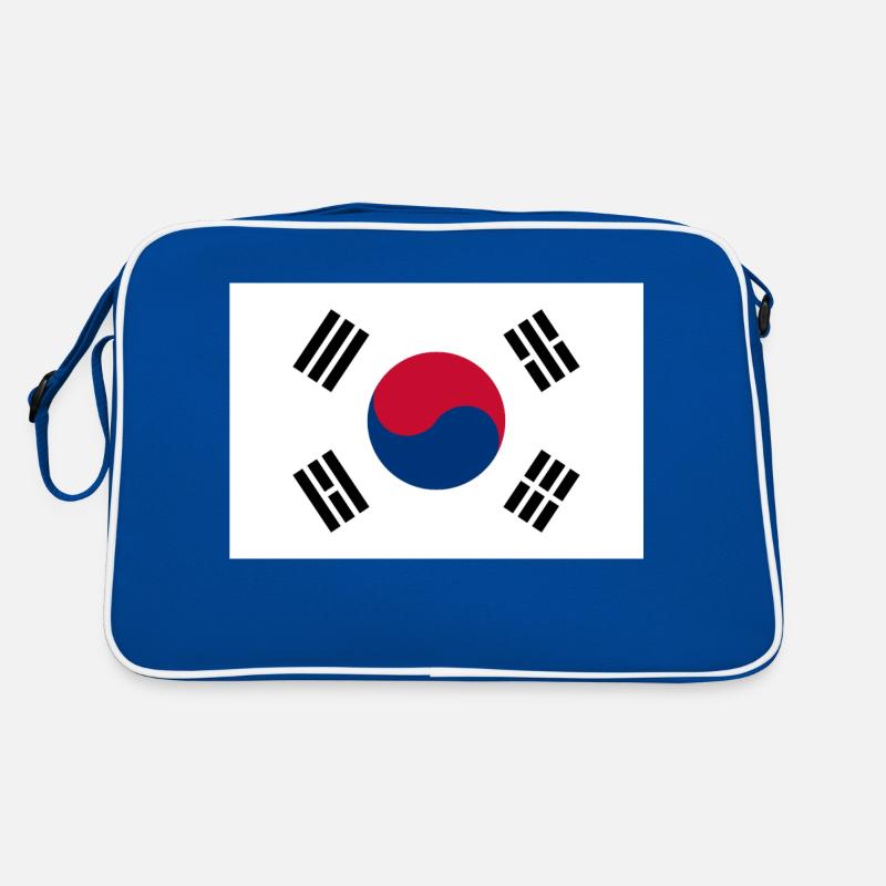 Flag South Korea - Drapeau Corée du Sud Sac Retro