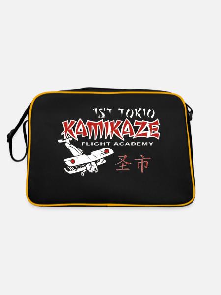 Kamikaze - Retro Bag - black/gold - Back