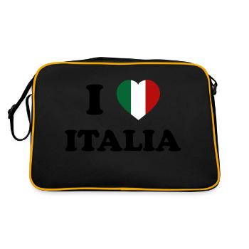 I Love Italia - Sac Retro - noir/or - Dos