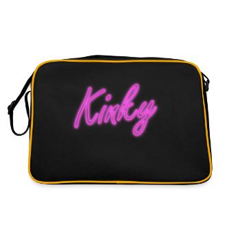 Kinky Neon - Retro Bag - black/gold - Back