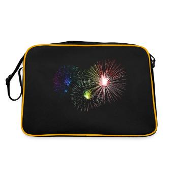 fireworks-RAINBOW - Sac Retro - noir/or - Dos