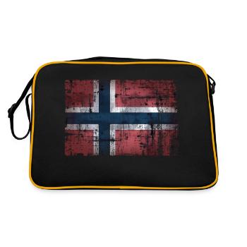 Norvège - Sac Retro - noir/or - Dos