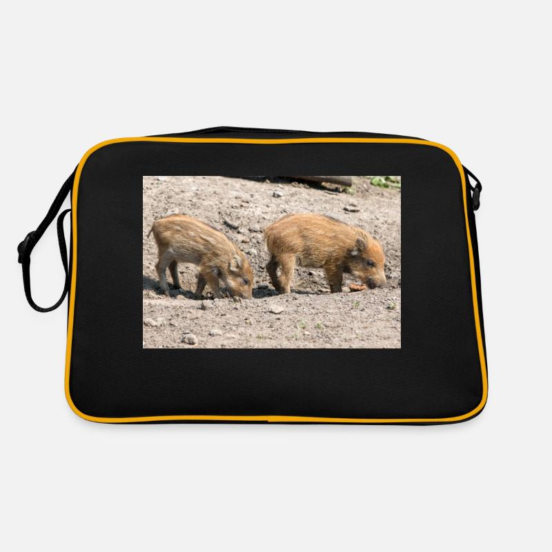 Boarling Boar (Sus scrofa) Retro Bag