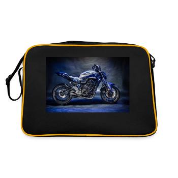 MT07 - Studio Shot - Retro Bag - black/gold - Back