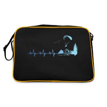 Paragliding - Paraglider - Retro Bag - black/gold - Back