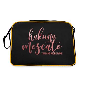 Wine - Sac Retro - noir/or - Dos