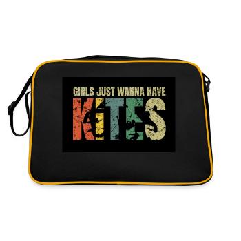 kitesGirls just wanna have - Retro Tasche - Schwarz/Gold - Hinten