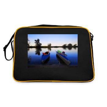 Bateaux pliants - Sac Retro - noir/or - Dos