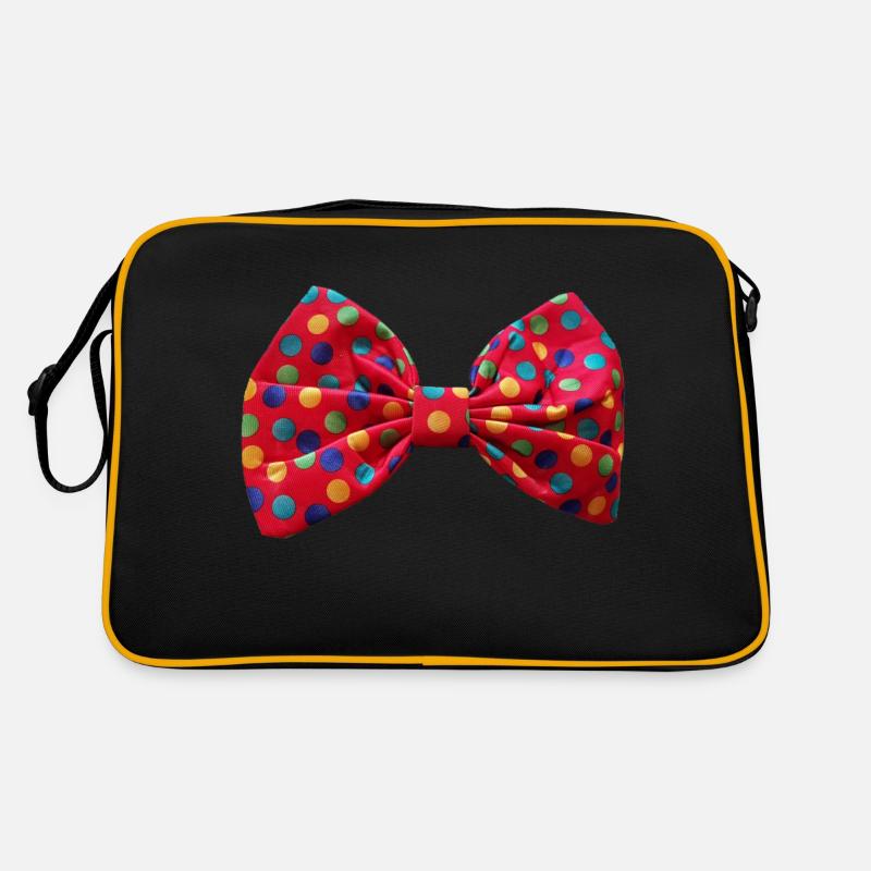 Clownfliege Retro Tasche