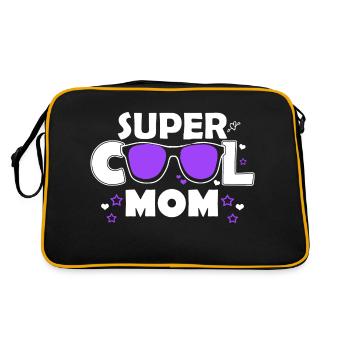 Mother - Retro Tasche - Schwarz/Gold - Hinten