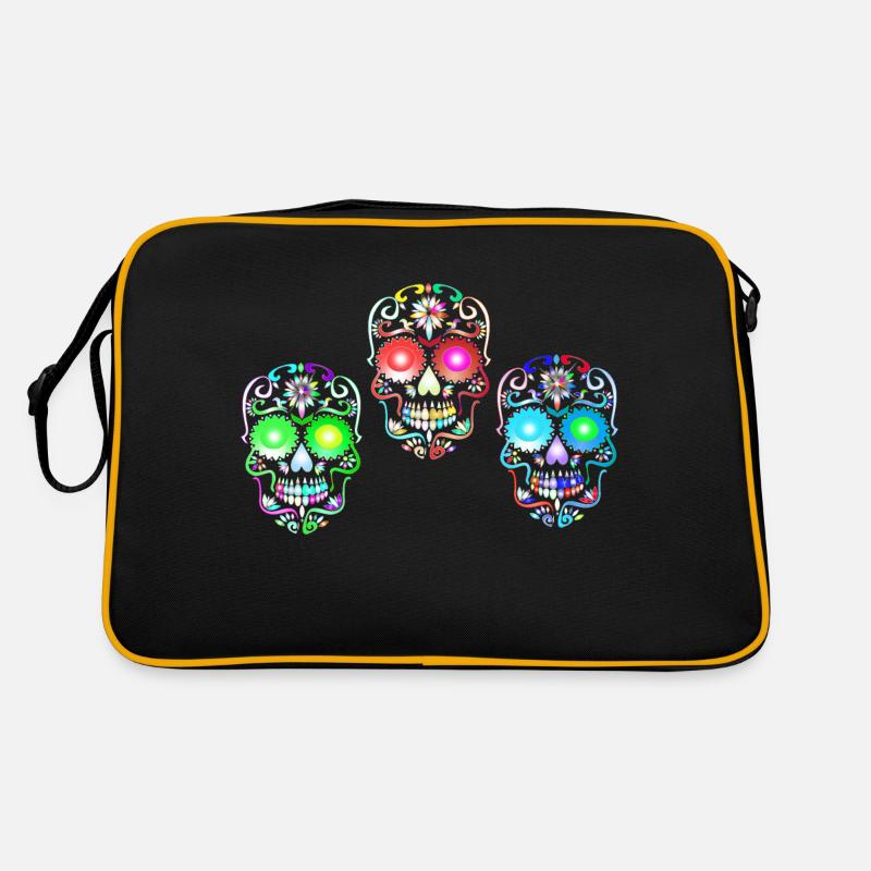Sugar Skull Art Retro Bag