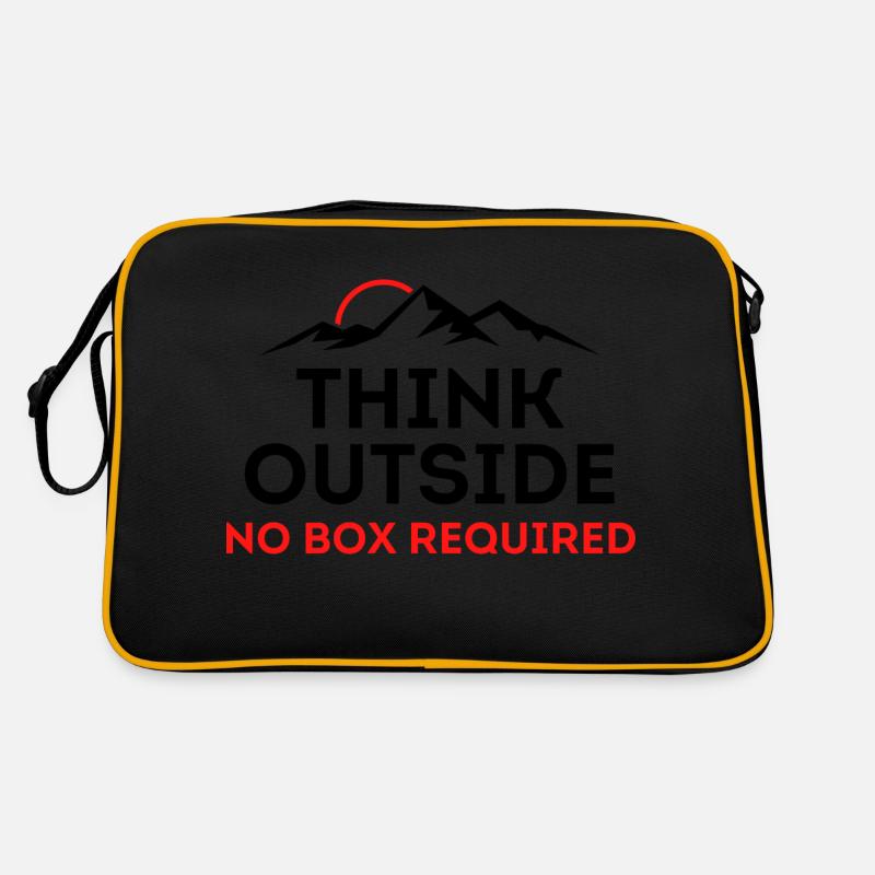 Think outside no box required Retro Bag