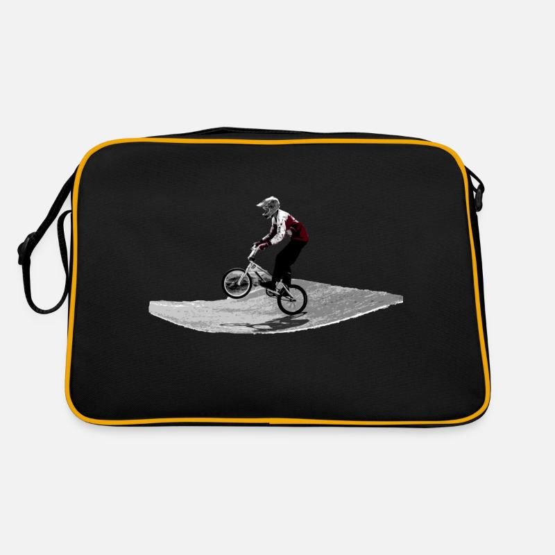 bmx - Sac Retro - noir/or