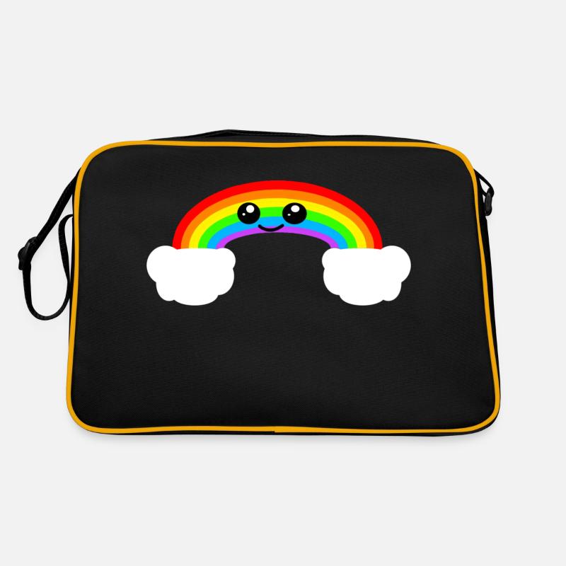 Regenbogen Retro Tasche