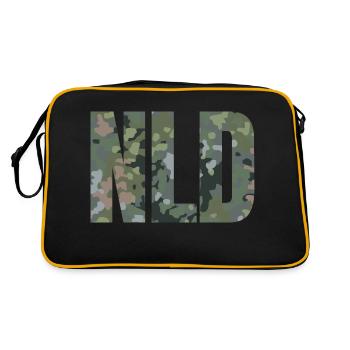 GB camoufler texte NLD! - Sac Retro - noir/or - Dos