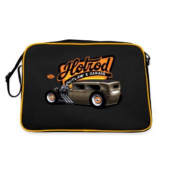 Hotrod Hot Rod Speedracer - Sac Retro - noir/or - Dos