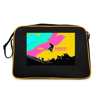 bmx - Retro Bag - black/gold - Back
