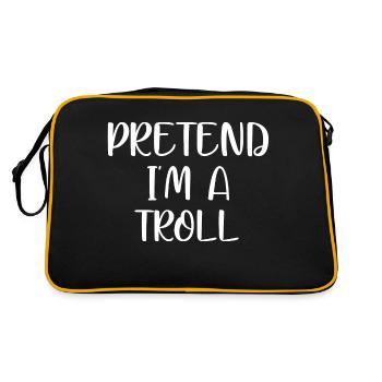 faire semblant d’être un troll - Sac Retro - noir/or - Dos
