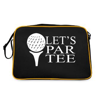 sport de golf - Sac Retro - noir/or - Dos