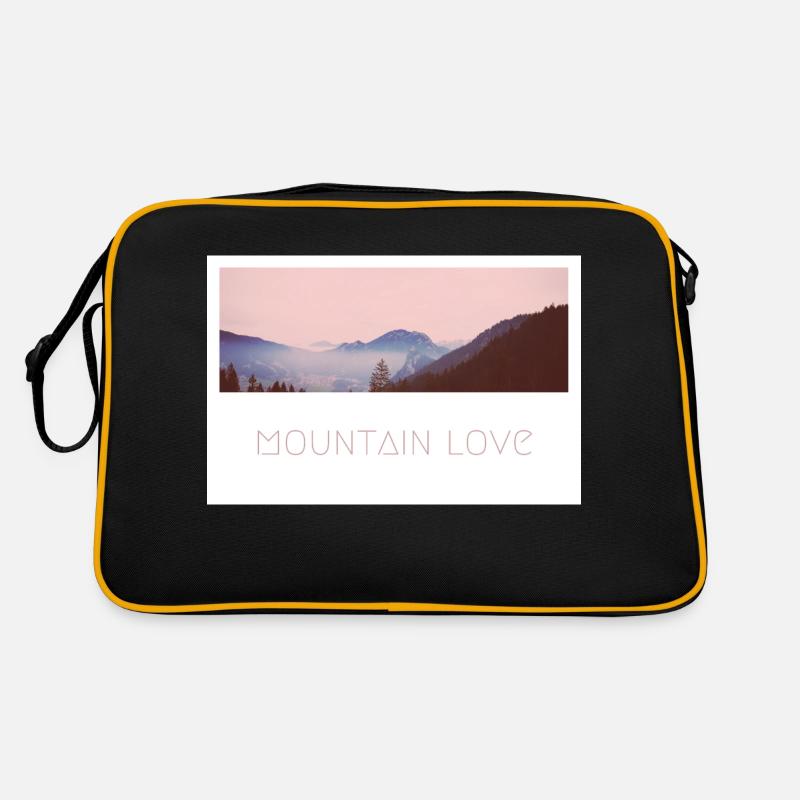 Mountain Love Retro Tasche