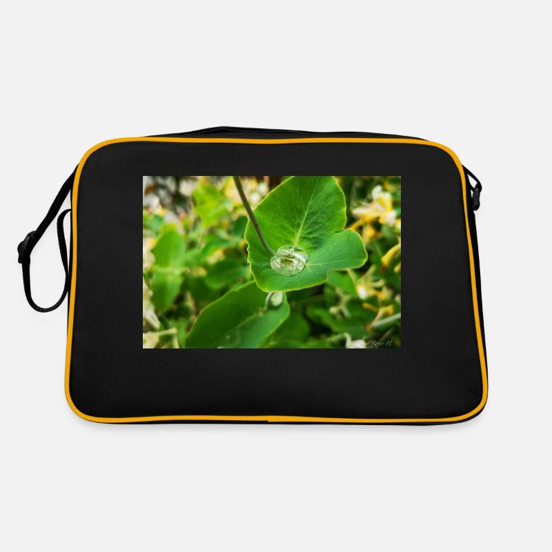 Perle d’eau en feuille Sac Retro