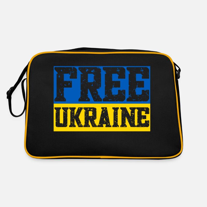 Drapeau de l’Ukraine libre Sac Retro